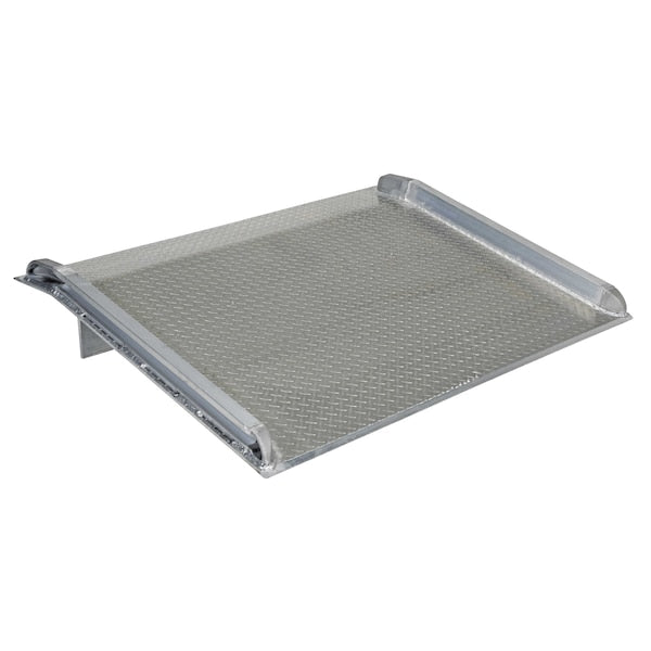 Vestil BTA-10006048 60" x 48" Aluminum Truck Dockboard, 10000 lb Capacity