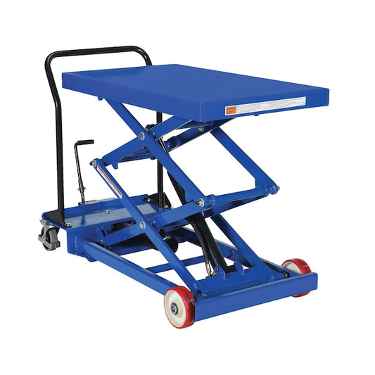 Vestil CART-1000-D-FR Premium Double Scissor Cart, 1000 lb. Cap, 24"W, 40-1/2"L