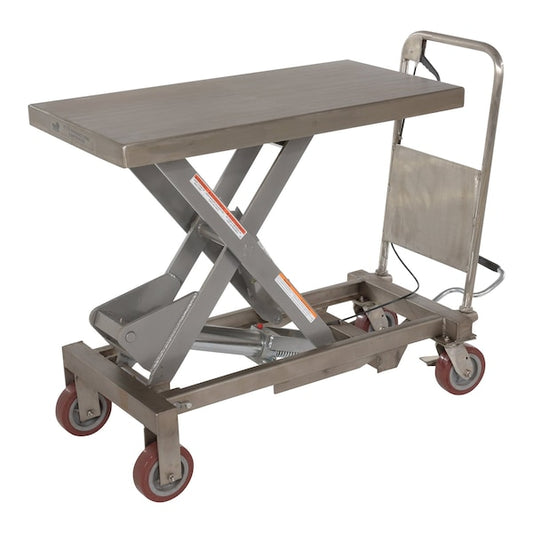 Vestil CART-1750-PSS Single Scissor Cart, 1750 lb. Cap, 20"W, 39-1/2"L