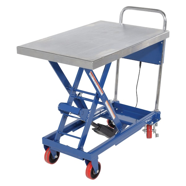 Vestil CART-400-LA Linear Elevating Cart, 400lb, 23.625x35.5