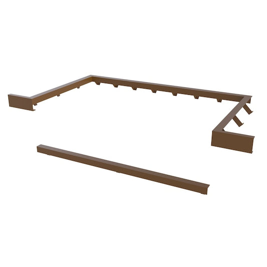 Vestil CAS-75 Dockleveler Option-Curb Angle Set, 7x5, PR