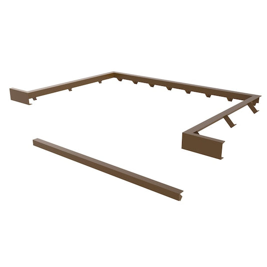 Vestil CAS-76 Dockleveler Option-Curb Angle Set, 7x6, PR