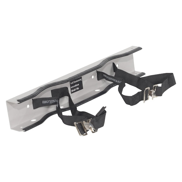 Vestil CB-W-2S Steel Wall-Mounted 2 Cylinder Bracket