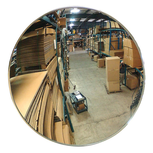 Vestil CNVX-26 Industrial Round Acrylic Mirror, 26" dia.