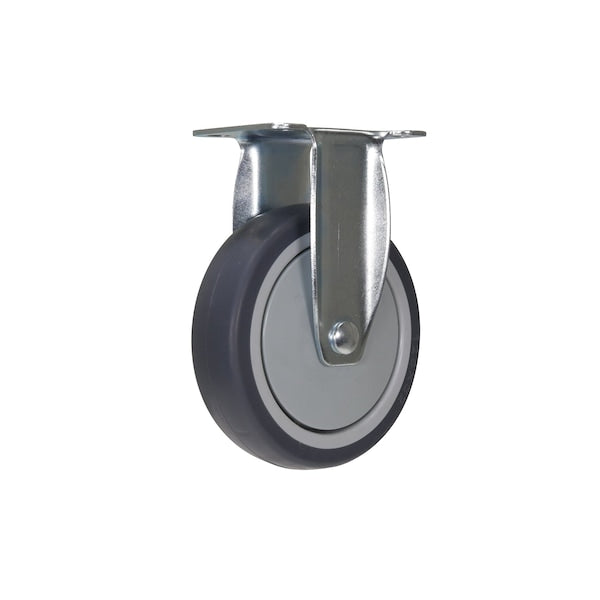 Vestil CST-B28-5X1TPR-R Dark Gray Rigid Thermoplastic Polyurethane Rubber Caster 5 x 1 1/4