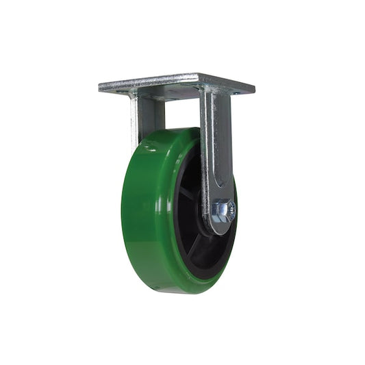 Vestil CST-FC47-6X2DT-R Green Rigid Polyurethane 6 x 2 Caster