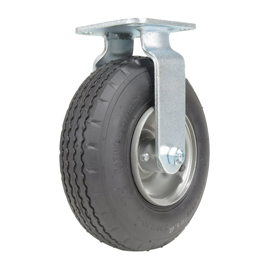 Vestil CST-VE-8X3PNU-R Pneumatic Rigid Caster 8 In. Diameter x 3 In. Width 250 Lb. Capacity Black/Gray