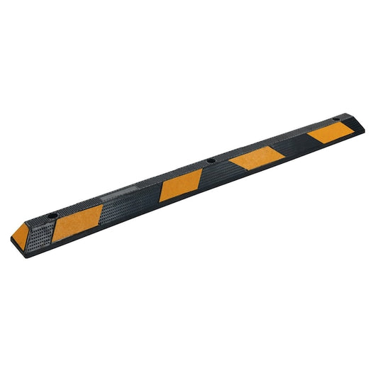 Vestil CS-33-BL-4 Car Stop, Rubber, 4 Height, 47.25 Length, 25, Black