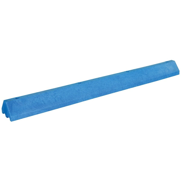 Vestil CS-TB96-B Truck Stop Recycled Plastic, Blue, 96"
