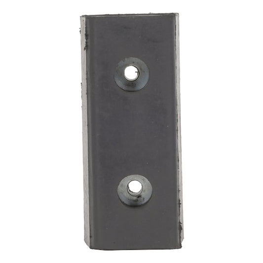 Vestil DBE-10-1 Black Hardened Molded Rubber Bumper 10 In 1 piece