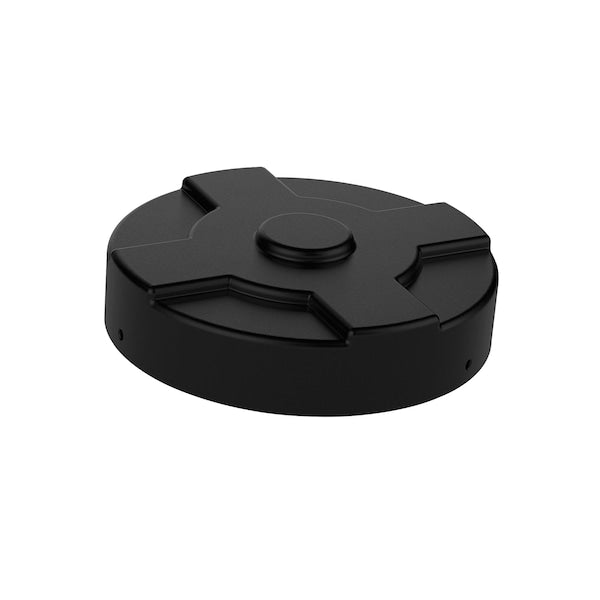 Vestil DC-P-55-BK BLACK DRUM COVER 55 GALLON