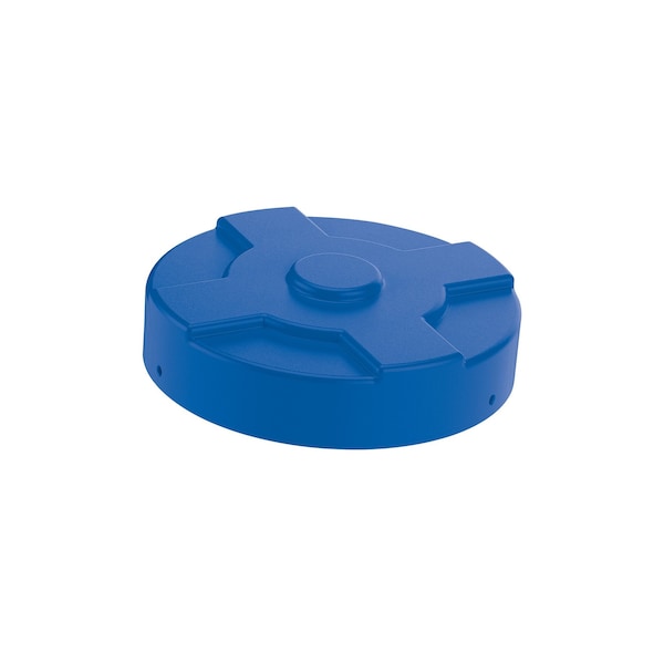 Vestil DC-P-55-BU BLUE DRUM COVER 55 GALLON