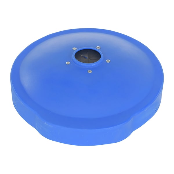 Vestil DC-P-55-CANF-UF-BU DRUM RECYCLING LID FLAPS 55 GAL BLUE UNIVERSAL