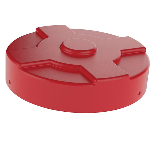 Vestil DC-P-55-RD RED DRUM COVER 55 GALLON
