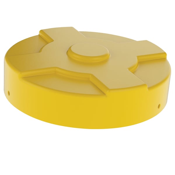 Vestil DC-P-55-YL YELLOW DRUM COVER 55 GALLON