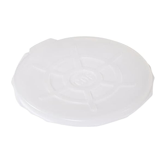 Vestil DC-TPO Clr Plstc Drum Cover Open Head 55Gal, PK5