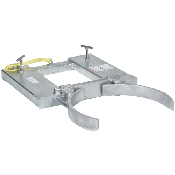 Vestil DGS-55-D-G Drum Gripper Galvanize Sngl, 55 gal., 1.5K