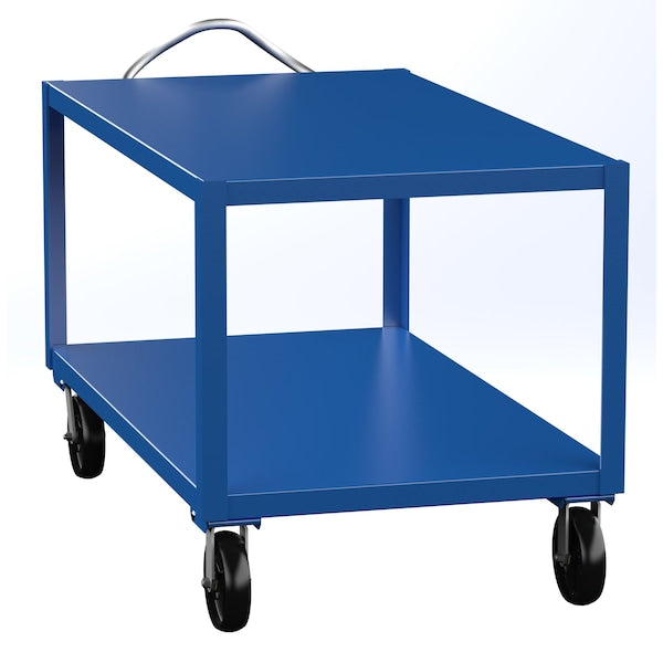 Vestil DH-PH4-3460 Ergo Handle Cart - Extra Heavy Duty, Steel, 4000 lb Load Capacity, 2 Shelves, 34.5" W