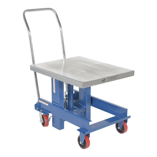 Vestil DIE-2430-36-C Ergo Manual Chrome Platform Table, Load Cap. 2000 lb., Overall Width: 24"
