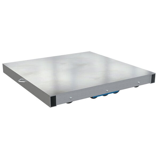 Vestil DOL-ST-3636-10T 36x36 Alum Dolly Solid Top 8k