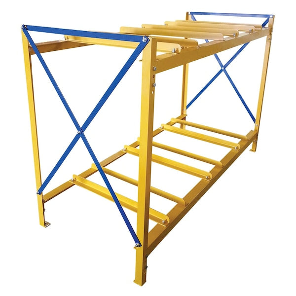 Vestil DRK-3-2 Drum Storage Rack, 3 Wide, 2 High