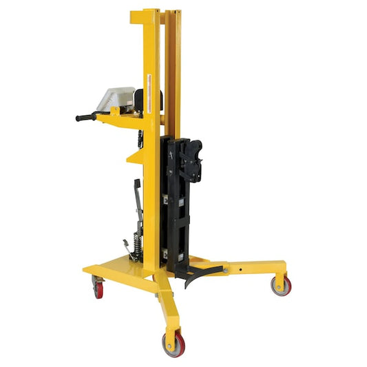 Vestil DRUM-55-SCL-E Yellow Ergo Drum Truck With Scale 900 lb Capacity