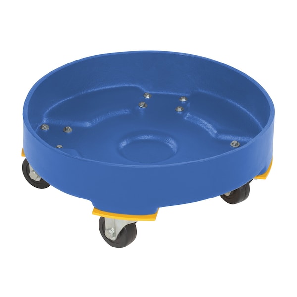 Vestil DRUM-DP-HD-30-BU DRUM DOLLY HD POLY BLUE 30 GALLON