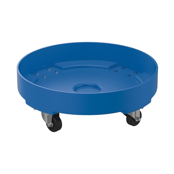 Vestil DRUM-DP-LD-30-BU DRUM DOLLY LD POLY BLUE 30 GALLON