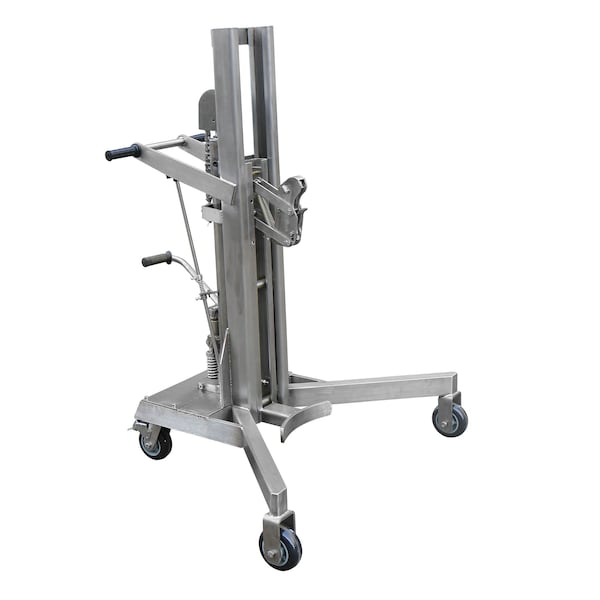 Vestil DRUM-LT-SS Stainless Steel Drum Lifter/Transporter
