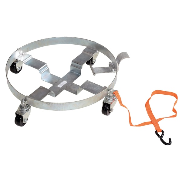 Vestil DRUM-QUAD-H-TLT Multi Purpose Tilting Drum Dolly