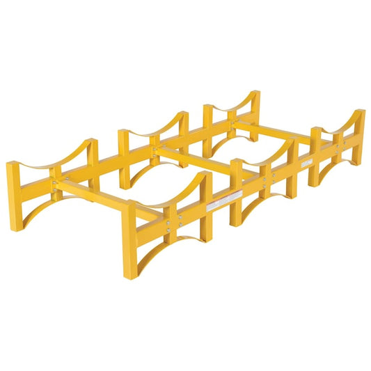 Vestil DRUM-RACK-3 Steel 3 Drum Stackable Rack