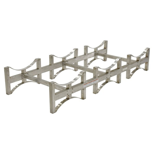 Vestil DRUM-RACK-3-SS Stackable Drum Rack, SS, 3 Drum-55