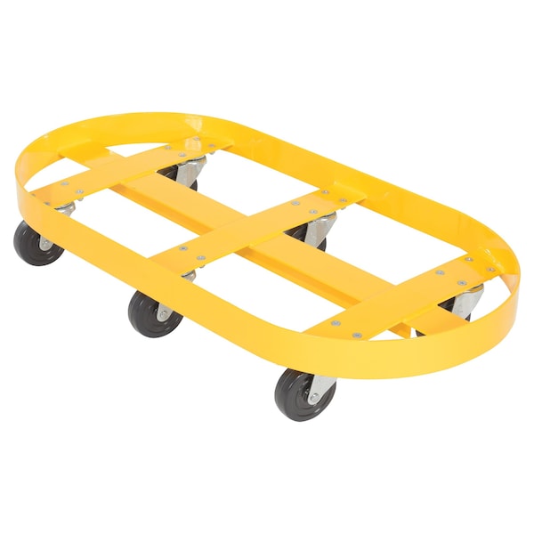 Vestil DRUM-X2-30-HR DOUBLE DRUM DOLLY 30 GALLON HARD RUBBER CASTERS