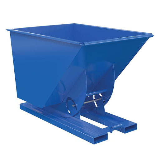 Vestil D-100-MD-NB HOPPER W/O BUMP & DUMP MD 1 CU 4K BLUE