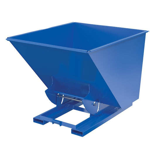 Vestil D-200-MD-NB HOPPER W/O BUMP & DUMP MD 2 CU 4K BLUE