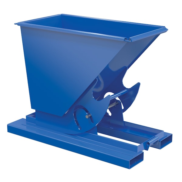 Vestil D-33-LD-NB HOPPER W/O BUMP & DUMP LD .33 CU 2K BLUE