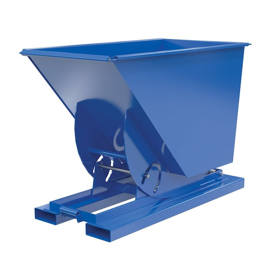 Vestil D-75-LD-NB HOPPER W/O BUMP & DUMP LD .75 CU 2K BLUE