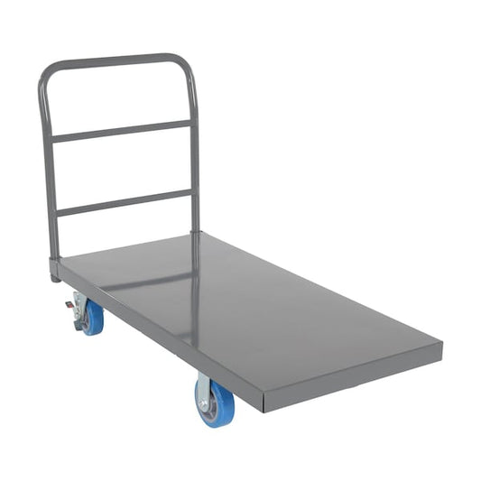 Vestil ECSPT-2448-C25C Stl Platform Trk 6x2 Poly Casters