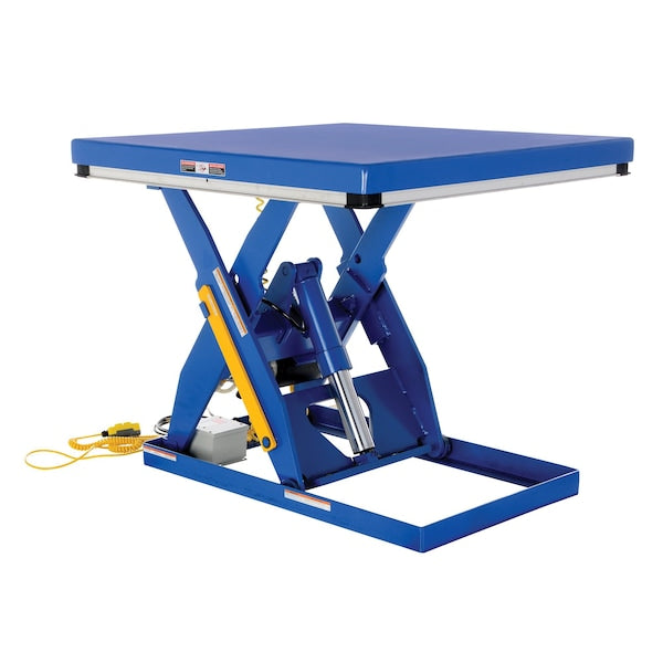 Vestil EHLT-4848-3-43-QS 48" x 48" Electric Hydraulic Lift Table, Load Cap. 3000 lb.