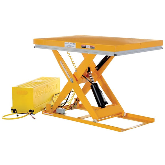 Vestil EHLT-WS-3248-1.5-36 WorK Station Scissor Lift, 1500 lb. Cap, 32"W, 48"L