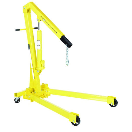 Vestil EHN-20-C Steel Shop Crane Engine Hoist with Folding Legs, 2000 lb Capacity