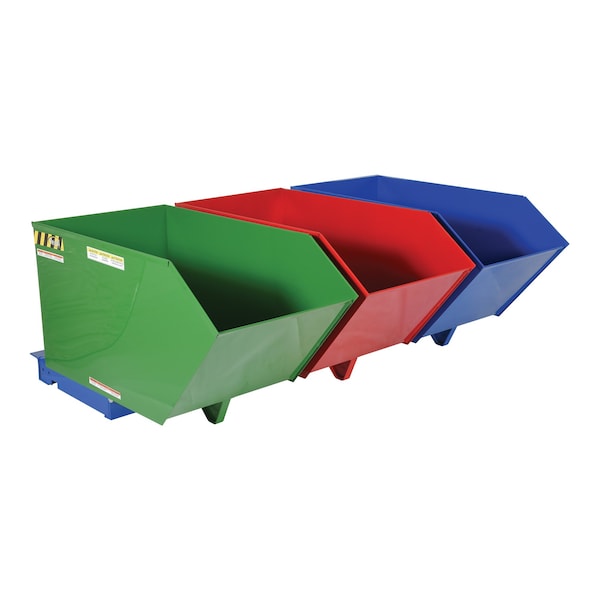 Vestil ENVIR-BIN Triple Bin Recycling Hopper