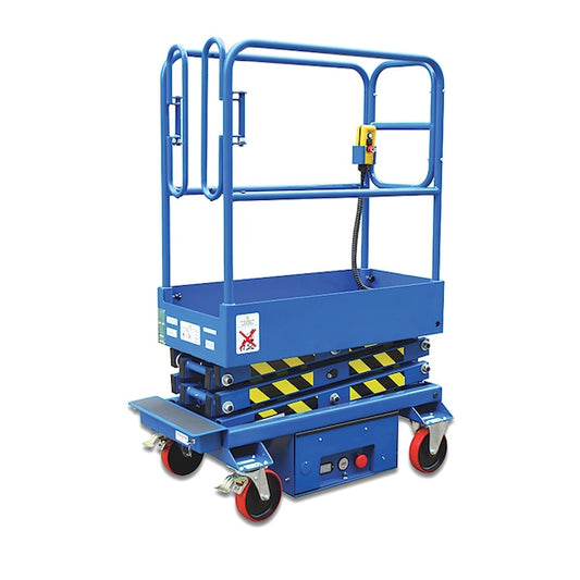 Vestil EOP-500 Blue Powder Coated Steel Electric Order Picker 500lb Capacity