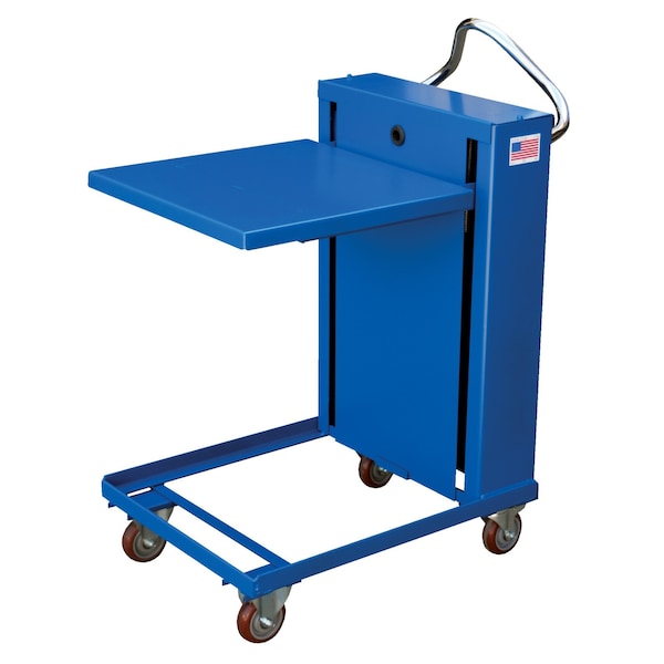 Vestil ETS-1120-24 Steel Self Elevating Spring Table, 24" x 24", 1120 lb Capacity