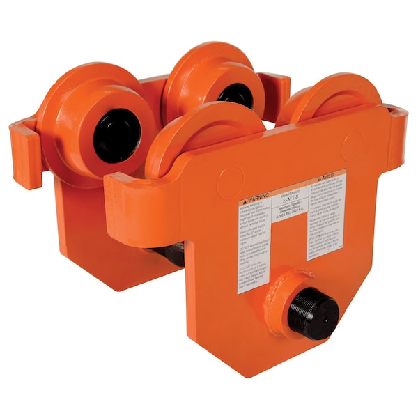 Vestil E-MT-8 Low Profile Eye Manual Trolley - Push