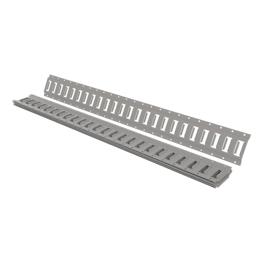 Vestil E-TRK-4-GY-6PK E-TRACK 4 FOOT GRAY, PK6
