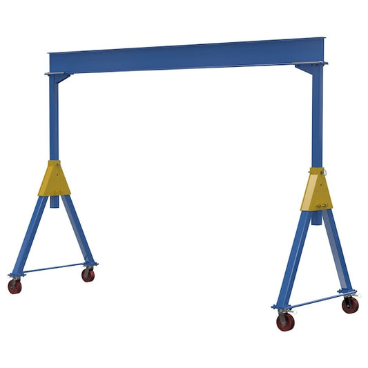 Vestil FHSN-10-15 Fixed Ht. Stl Gantry Crane, 10K, 15Ft Kd