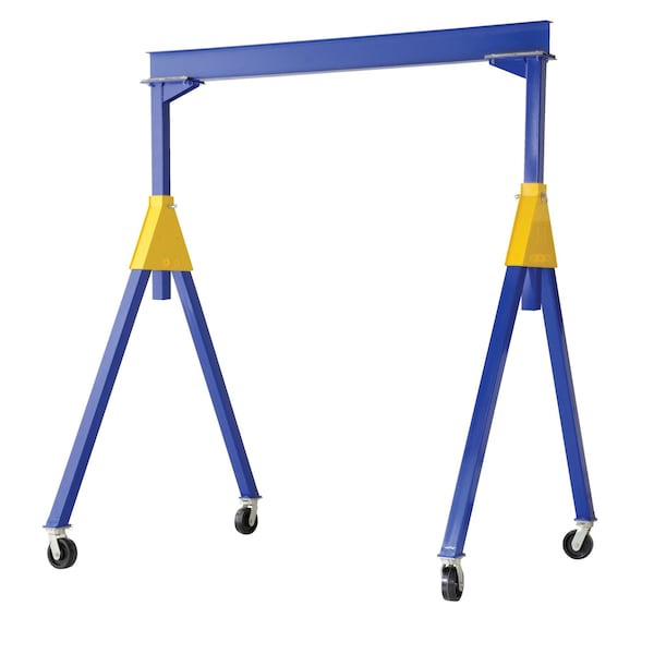 Vestil FHSN-2-10 Fixed Ht. Stl Gantry Crane, 2K, 10 Ft Kd