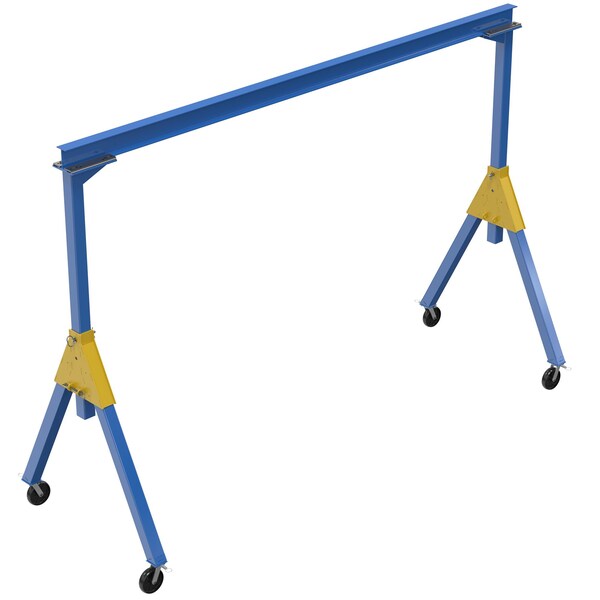 Vestil FHSN-2-20 Fixed Ht. Stl Gantry Crane, 2K, 20 Ft Kd