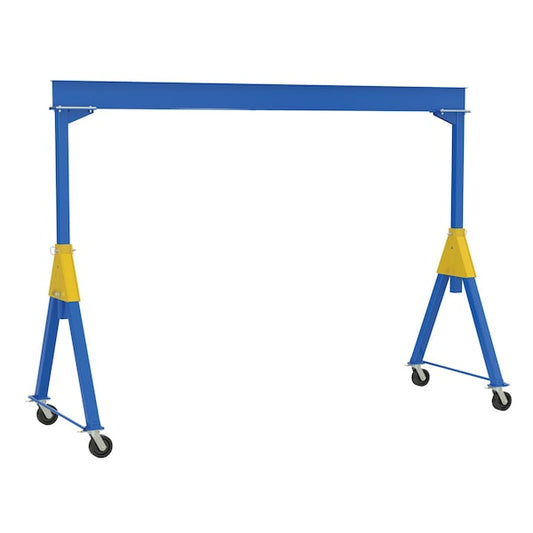 Vestil FHSN-6-15 Fixed Ht. Stl Gantry Crane, 6K, 15Ft Kd